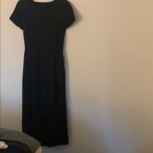 JCrew Black Midi Jumpsuit Size 4